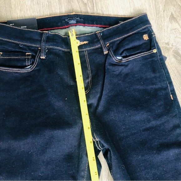 NWT Tommy Hilfiger Greenwich Skinny Midrise Stretch Blue Jeans Womens Size 6 - Picture 9 of 11